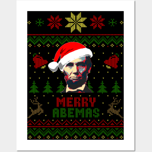 Abraham Lincoln Merry Abemas Posters and Art